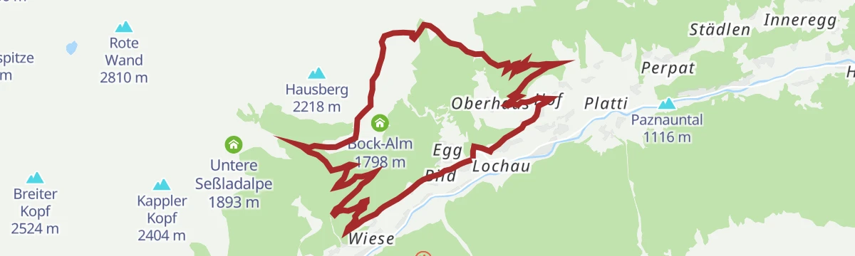 Route map: 738 Grosse Dias Runde